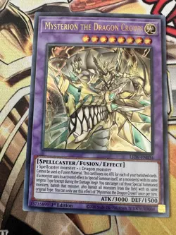 Mysterion the Dragon Crown LIOV-EN034 Ultra Rare 1st edition NM Edison Yugioh - Image 1