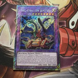 Yugioh! ABC-Dragon Buster Platinum Secret Rare - RA04-EN271 1st Edition - ENG - Image 1
