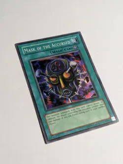 Yugioh Mask of the Accursed LON-019 Super Rare NM Unlimited - Image 2