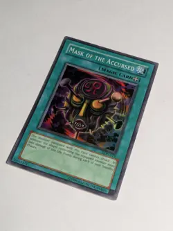 Yugioh Mask of the Accursed LON-019 Super Rare NM Unlimited - Image 3