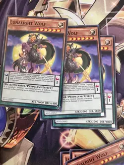 Lunalight Wolf (3x) SHVI-EN012 Common Unlimited NM Yugioh - Image 1