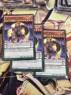 Lunalight Wolf (3x) SHVI-EN012 - Common 1st Edition LP Yugioh - Image 1