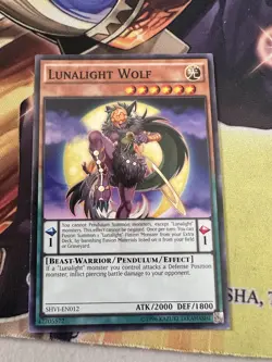 Lunalight Wolf SHVI-EN012 Common Unlimited NM Yugioh - Image 1