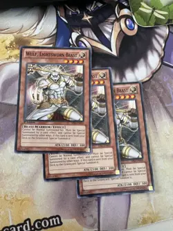 Wulf, Lightsworn Beast (3x) SDLI-EN010 Common 1st Edition NM Yugioh - Image 1