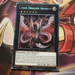 Yugioh! Cyber Dragon Infinity Secret Rare - RA04-EN068 1st Edition - English - Image 1