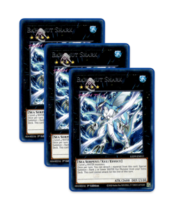 Yugioh! Bahamut Shark LED9-EN011 (R) 1st Ed 3x - Image 1