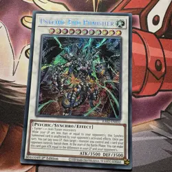 Yugioh! Psychic End Punisher Secret Rare - RA02-EN032 1st Edition - English - Image 1