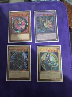 Dark Magician Bundle Very Shiny Cardboard Yugioh Ra04 Set Pack Fresh - Image 1