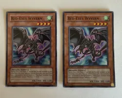 Yugioh Red-Eyes Wyvern ANPR-ENSE2 Super Rare Limited Edition LP 2X - Image 1