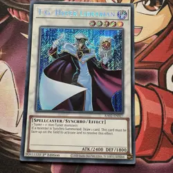Yugioh! T.G. Hyper Librarian Secret Rare - RA02-EN027 1st Edition - English - Image 1