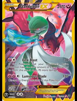 Pokemon Gardevoir-EX TCG Steam Siege Holo Card 116/114 Secret Ultra Rare - Image 1