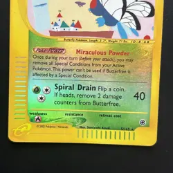 Pokemon TCG Butterfree Expedition Base Set Holo Card 5/165 Rare LP Reverse Holo - Image 3