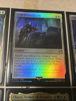 Final Fantasy Magic The Gathering Card Lot of 9 Rare Foil Cards NM+ - Image 3