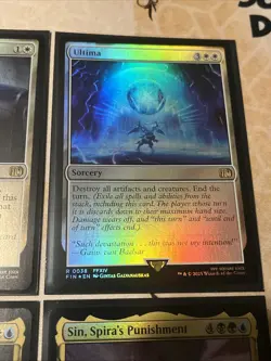 Final Fantasy Magic The Gathering Card Lot of 9 Rare Foil Cards NM+ - Image 4