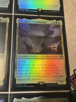 Final Fantasy Magic The Gathering Card Lot of 9 Rare Foil Cards NM+ - Image 5