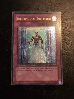 Yu-Gi-Oh! ULTIMATE RARE CARD DIMENSIONAL INVERSION CDIP-EN052 NM/VLP - Image 1
