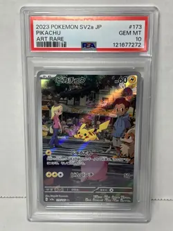 PSA 10 Pikachu Pokemon 151 173/165 SV2a JP Japanese Art Rare Card Gem Mint 2023 - Image 1