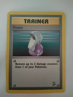 Pokemon Base Set 2 Trainer Card Potion Common, LP Condition, 122/130 - Image 1