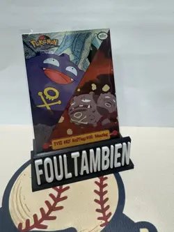 Topps Pokemon Tv Animation Series Logging/weezing Textured Foil Card - Image 1