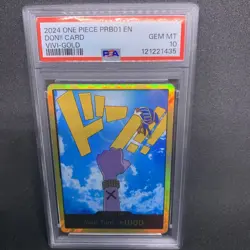 DON!! Card (Vivi) (Gold) PremiumBooster -The Best- One Piece 🔥 PSA 10 (Eng) - Image 1