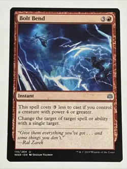 MTG War of the Spark Bolt Bend 115/264 NM - Image 1