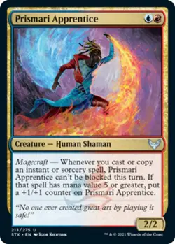 1x Prismari Apprentice - Foil MTG Strixhaven: School of Mages NM Magic Foil - Image 1