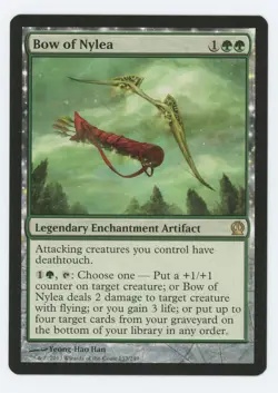 1x Bow of Nylea #153 - Theros - MTG Magic the Gathering - NM - Image 1