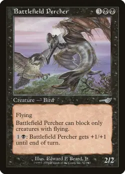 Battlefield Percher FOIL MP #52 Nemesis MTG - Image 1