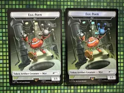 MTG Egg Pawn Token #2101 Rainbow Foil & Non Foil Secret Lair Drop Series (SLD) - Image 2