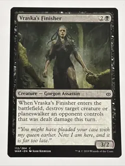 MTG War of the Spark Vraska's Finisher 112/264 NM - Image 1
