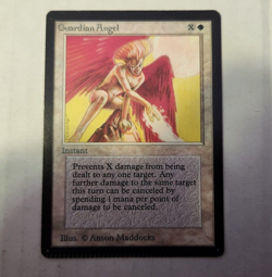 Guardian Angel Beta Heavily Crimped Misprint MTG Magic X1 Slightly Played SP - Image 1