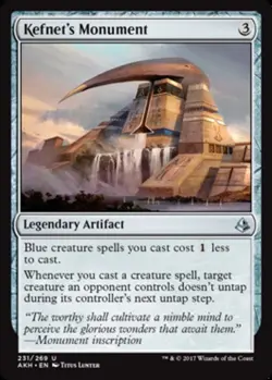 Kefnet's Monument Light Play, English Magic the Gathering MTG Amonkhet - Image 1