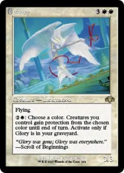 Glory (Retro Frame) - Near Mint MTG Dominaria Remastered - Image 1