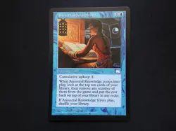 Ancestral Knowledge NM/LP [Weatherlight] #2 Mtg Magic Free Tracking! - Image 1