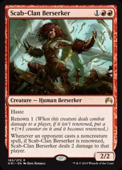 Scab-Clan Berserker - Medium Play MTG Magic Origins - Image 1