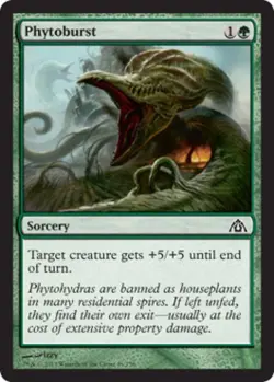 Phytoburst -Foil Light Play MTG Dragon's Maze - Image 1