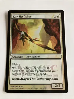 Kor Skyfisher Media Insert Foil Promo MTG LP - Image 1