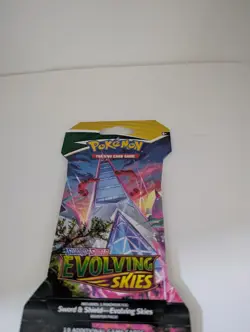 Pokemon Evolving Skies TCG Sleeved Booster Pack Brand New Factory Sealed - Image 1