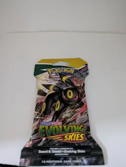 Pokemon Evolving Skies TCG Sleeved Booster Pack Brand New Factory Sealed - Image 1