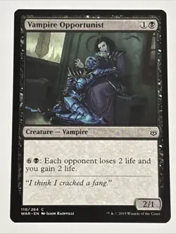 MTG War of the Spark Vampire Opportunist 110/264 NM - Image 1