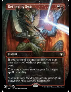 Deflecting Swat (Borderless) #698 (NM) Commander Masters CMM Magic MTG - Image 1