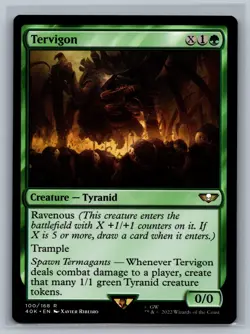 Magic MTG Universes Beyond: Warhammer 40,000 Tervigon #100/168 TCG CCG 40k - Image 1