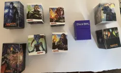mtg deck boxes lot - Image 1