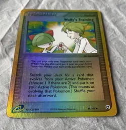 Wally's Training - 89/100 - Pokemon Ex Sandstorm Reverse Holo Rare NM - Image 1
