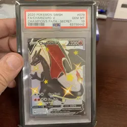 Pokemon Champions Path Sword & Shield Charizard v 079/073 PSA 10 - Image 2
