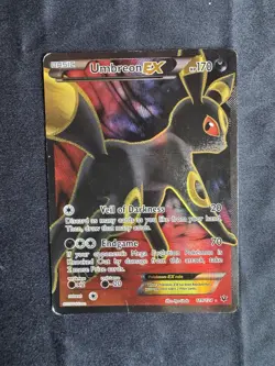Umbreon EX 119/124 - Pokemon TCG - Fates Collide - Ultra Rare Holo DMG - Image 1