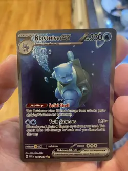 Pokemon TCG Blastoise ex 200/165 Scarlet & Violet 151 Special Illustration Rare - Image 1