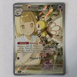 Lillie's Ribombee 164/159 Pokemon TCG: Sv09: Journey Together Holo IR Near Mint - Image 1