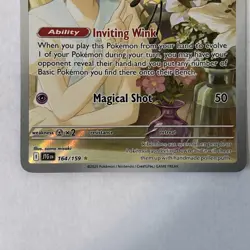 Lillie's Ribombee 164/159 Pokemon TCG: Sv09: Journey Together Holo IR Near Mint - Image 3