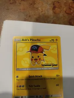 Pokemon Card - Ash's Pikachu SM111 Promo NM - Image 2